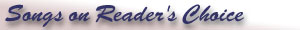 Songs on Readers Choice